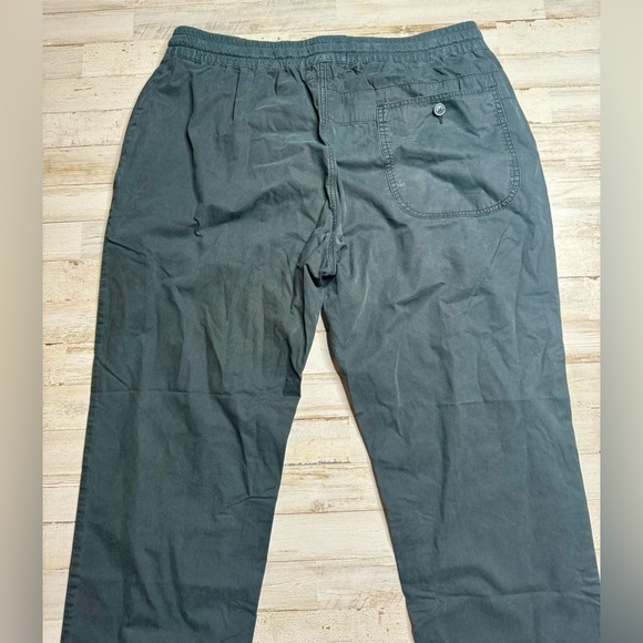 J.Crew Sport Pants XL Black Pull On Drawstring Waist Casual Elastic waist - Picture 8 of 10